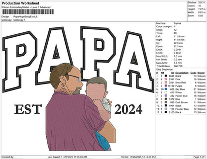 Papa Huge Baby Est