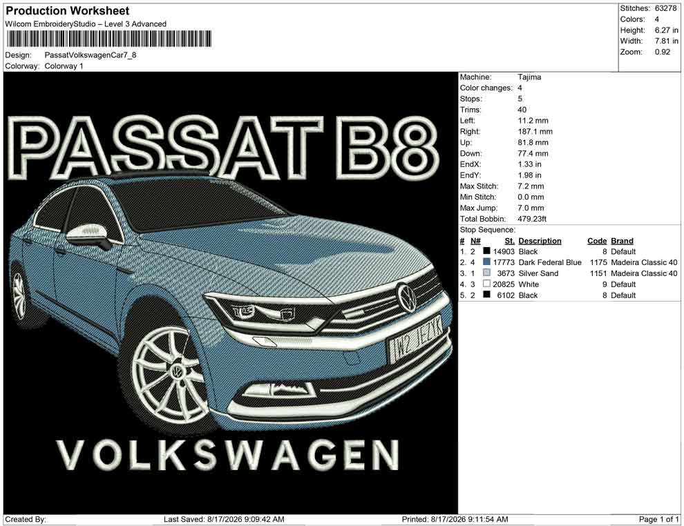 Passat Volkswagen Car