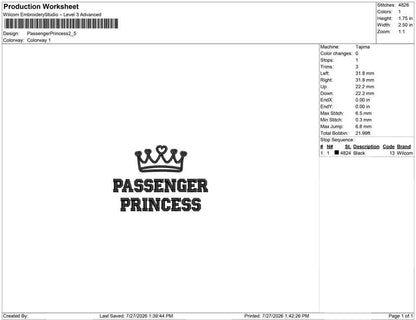 Passenger Princess