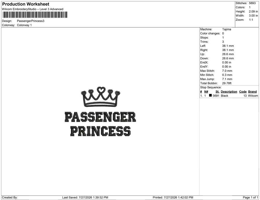 Passenger Princess