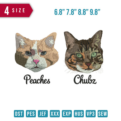 Peach Chubz Cat