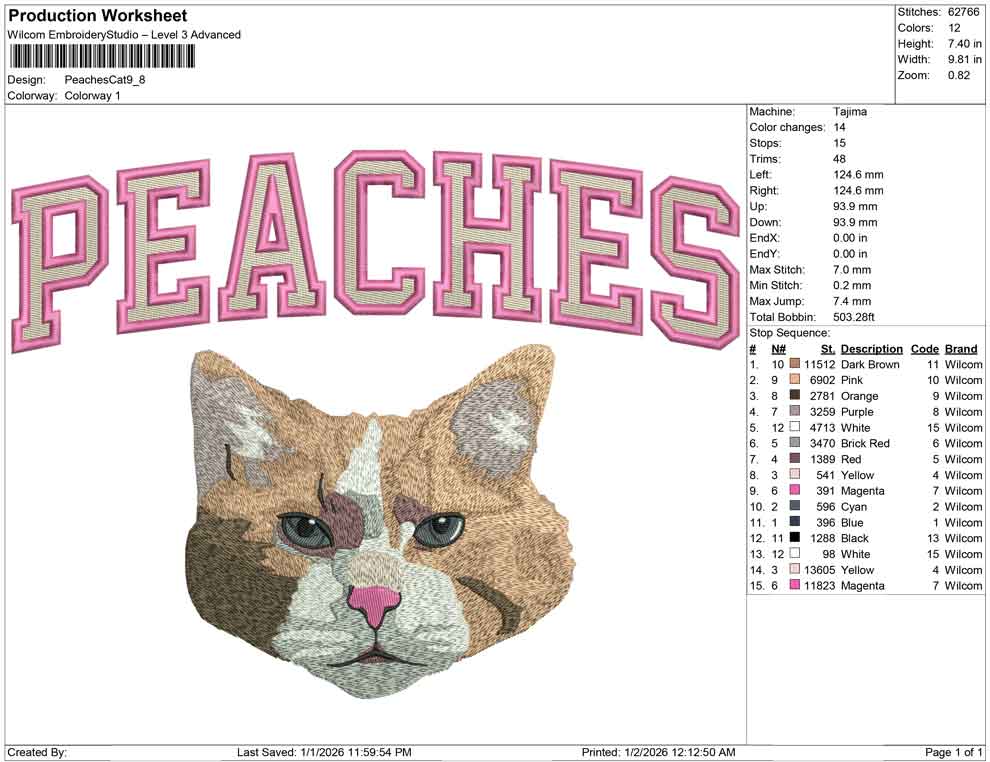 Peaches Cat