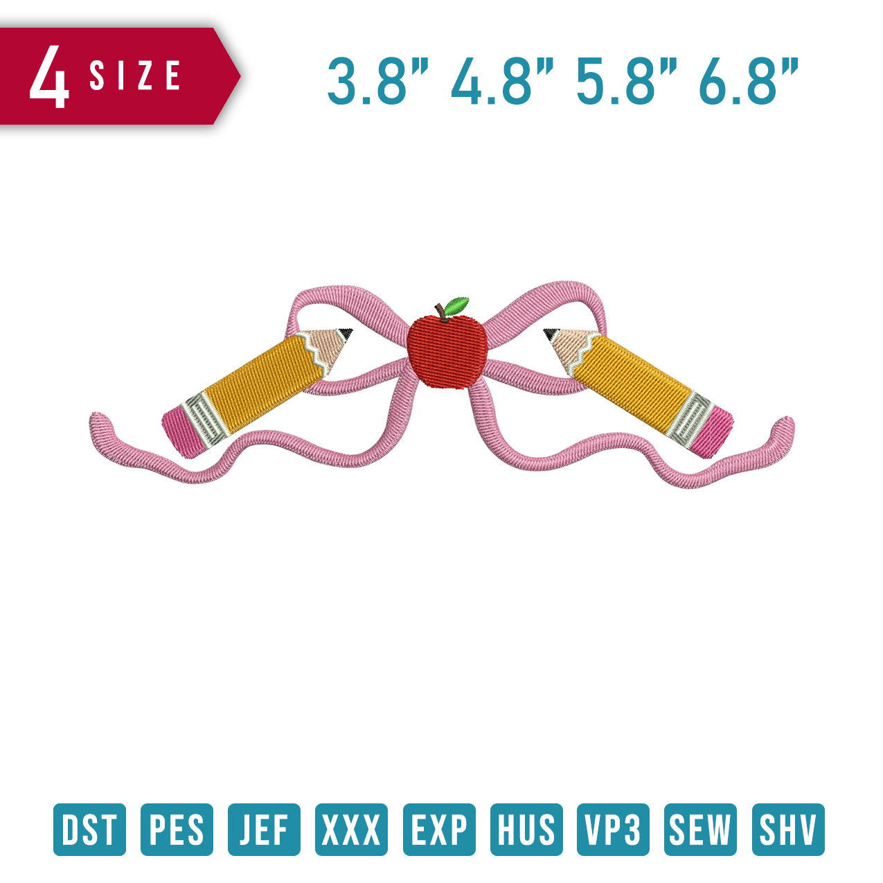 Pencil Coquette Bow