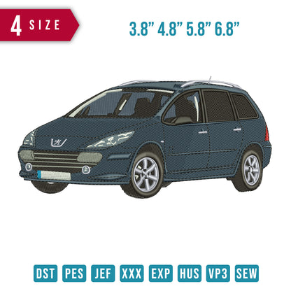 Peugeot 307 blue