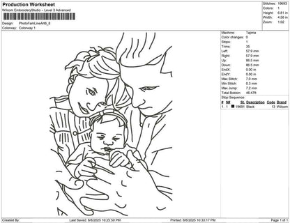 Photo Fam Line Art