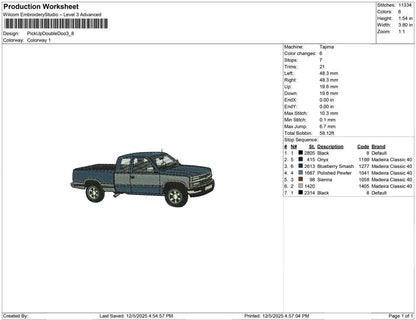 Pickup Double door