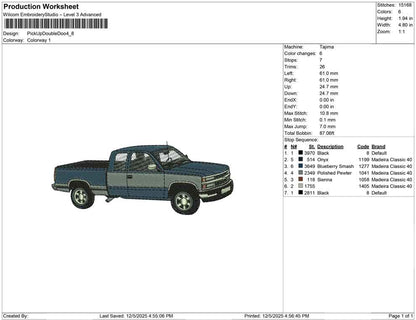 Pickup Double door