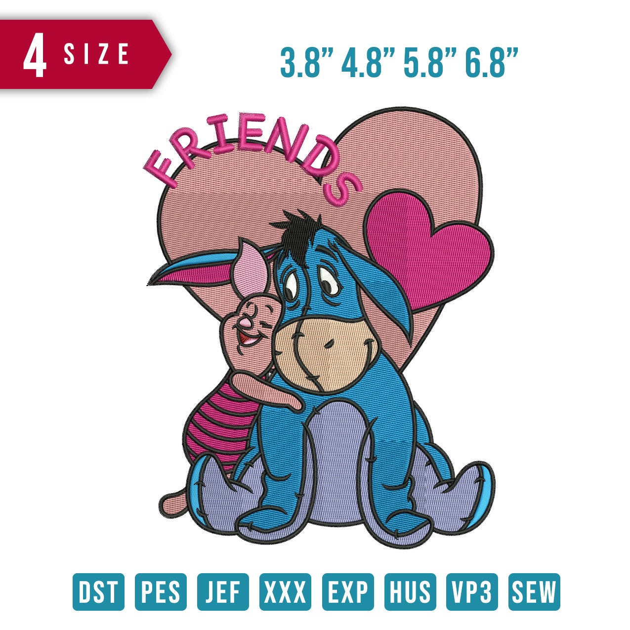 Piglet Eeyore Valentine