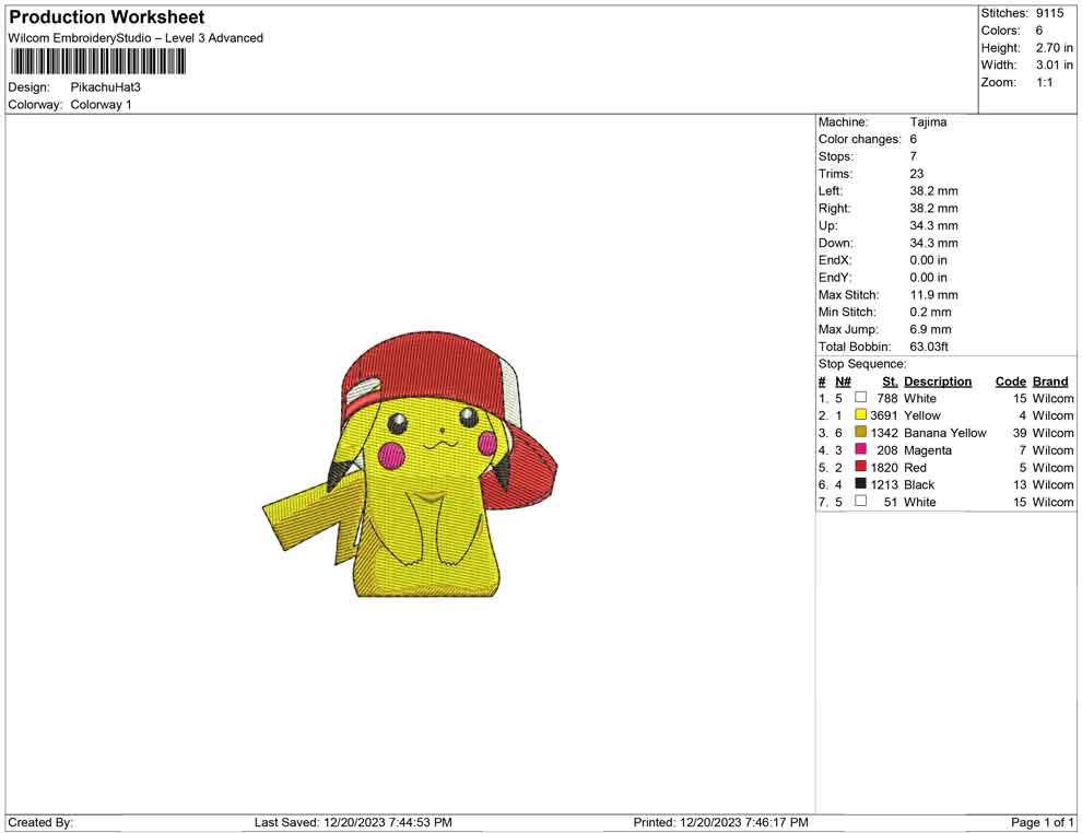 Pikachu make hat