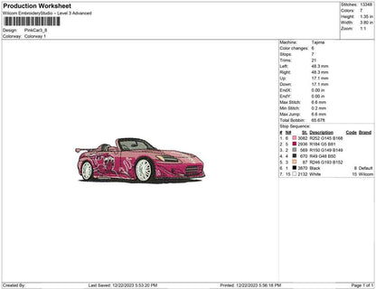 Pink Car