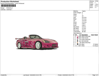 Pink Car