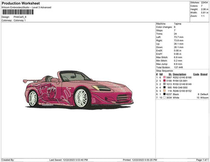 Pink Car