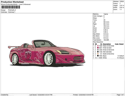 Pink Car