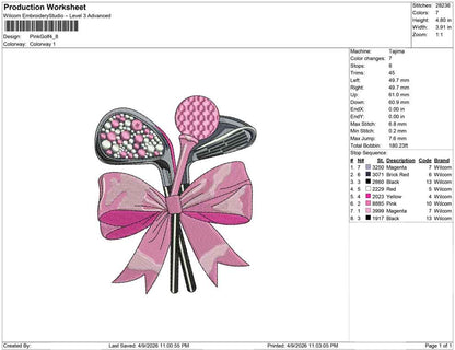 Pink Golf