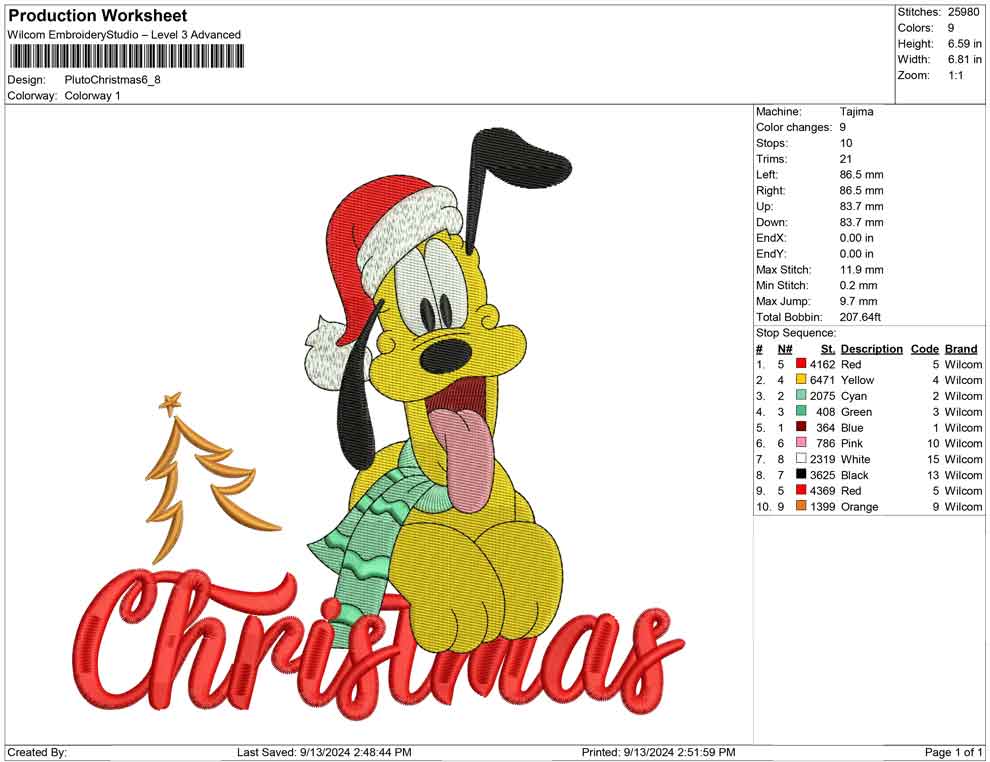 Pluto Christmas