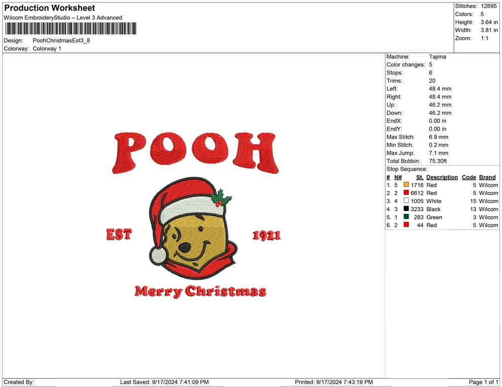 Pooh Christmas Est