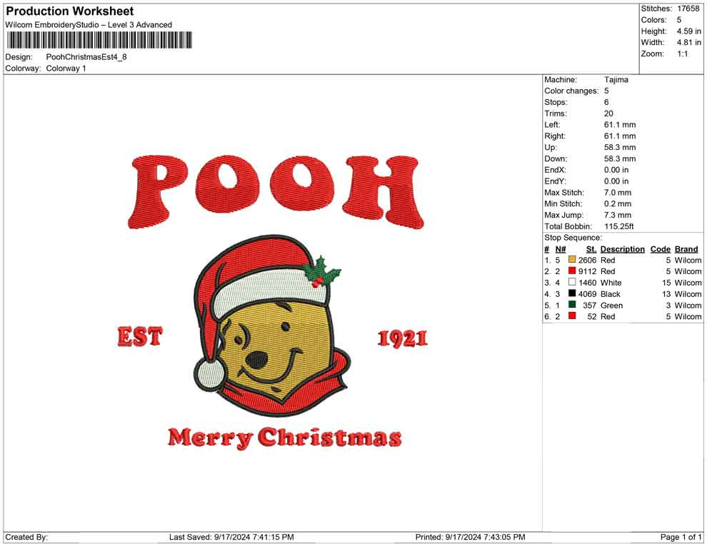 Pooh Christmas Est