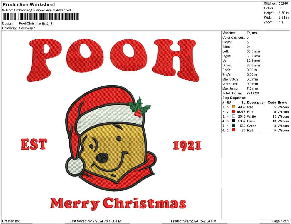 Pooh Christmas Est