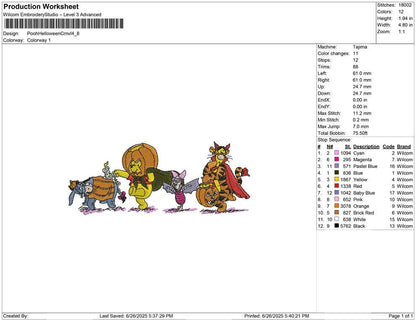 Pooh Helloween Crnvl