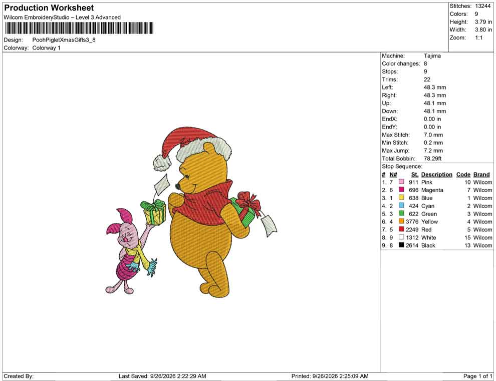 Pooh Piglet Xmas Gifts
