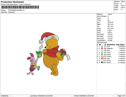 Pooh Piglet Xmas Gifts