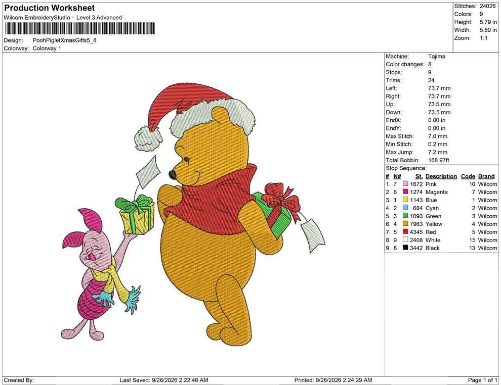 Pooh Piglet Xmas Gifts