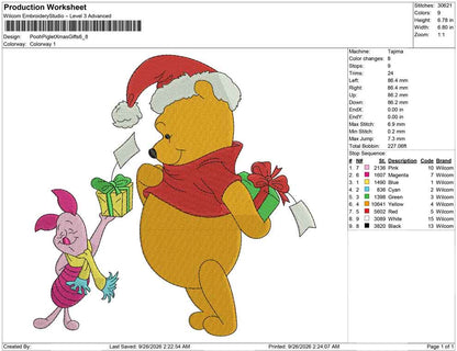 Pooh Piglet Xmas Gifts