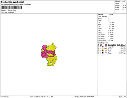 Pooh Pillow