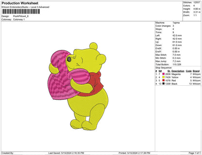 Pooh Pillow