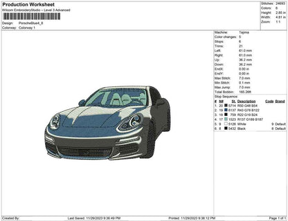 Porche Blue
