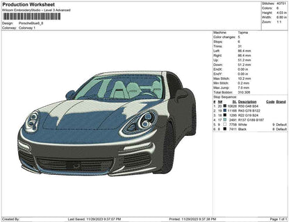 Porche Blue