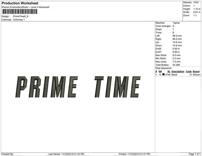 Prime time