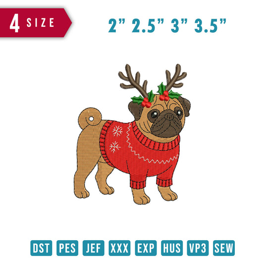 Pug Christmas