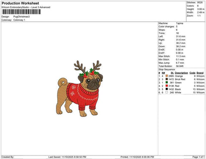 Pug Christmas