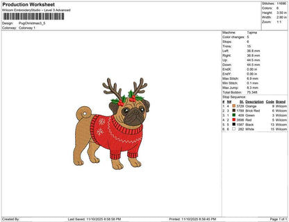 Pug Christmas