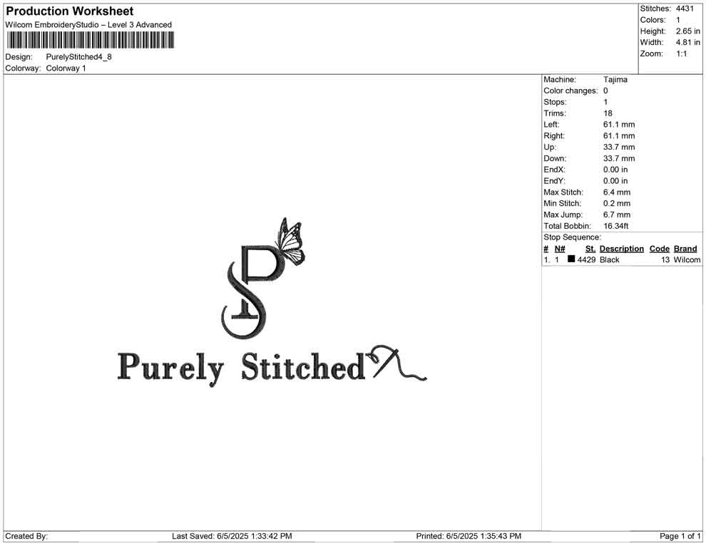 Purely Stitched
