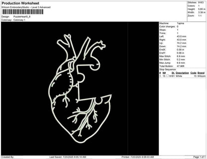 Puzzle Heart B
