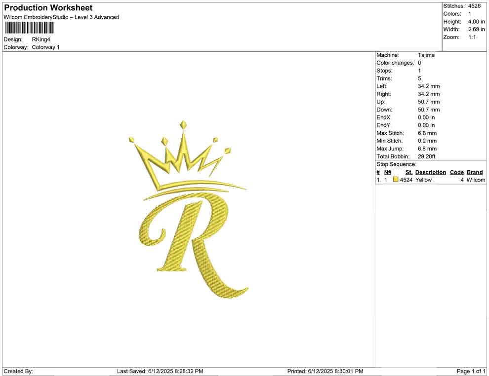 R King