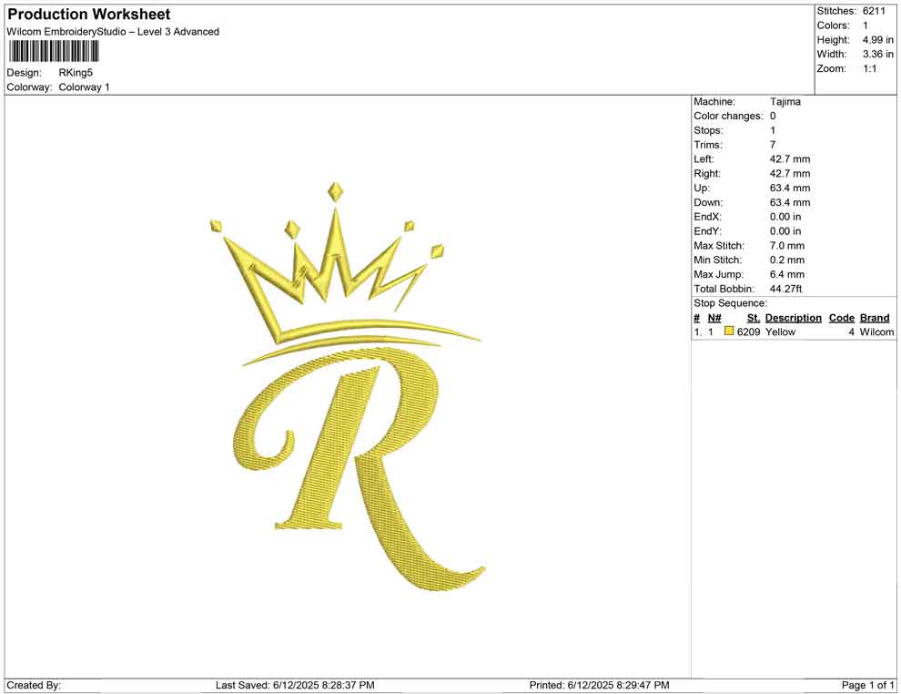R King
