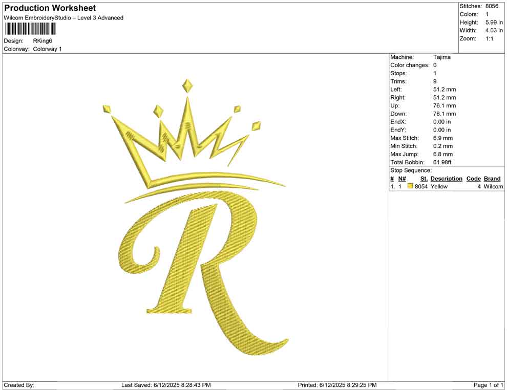 R King