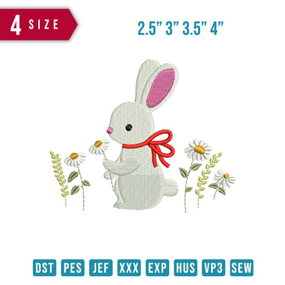 Rabbit Flower Ribbon