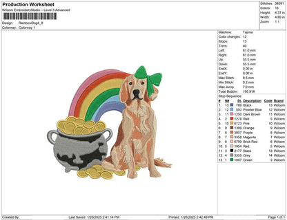 Rainbow Dog