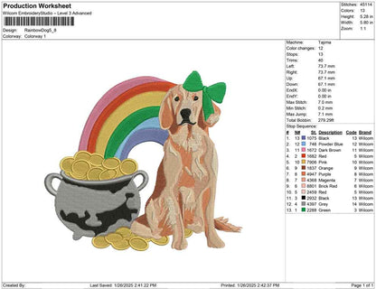Rainbow Dog