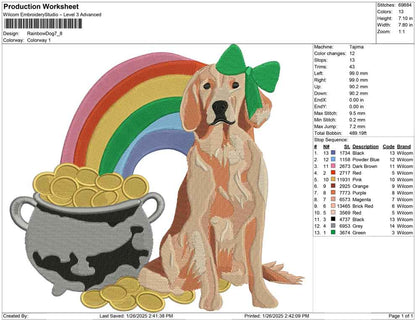 Rainbow Dog