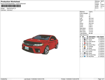 Red Car clxm