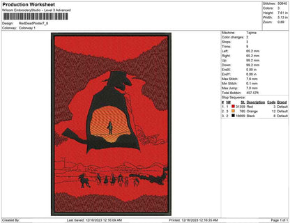 Red Dead Poster
