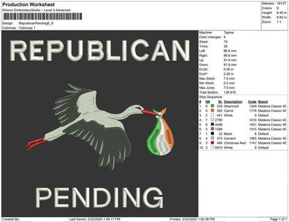 Republican Pending