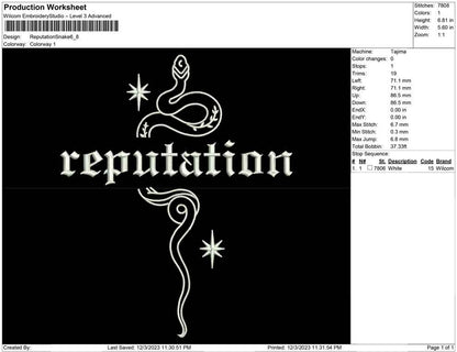 Reputation Snake