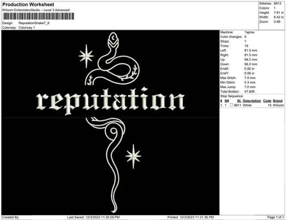 Reputation Snake