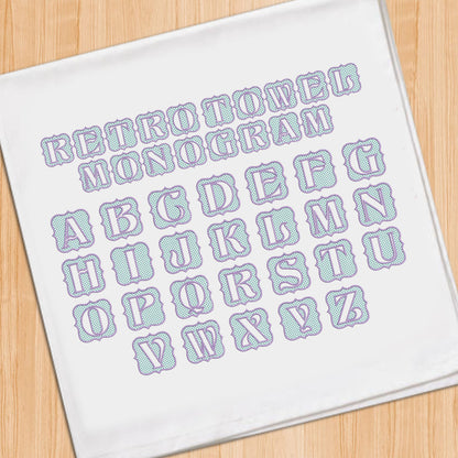 Retro Towel Monogram
